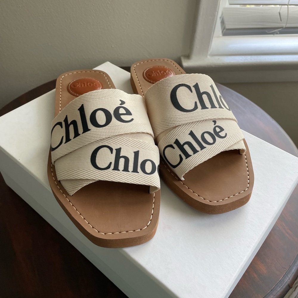 Chloe woody sandals